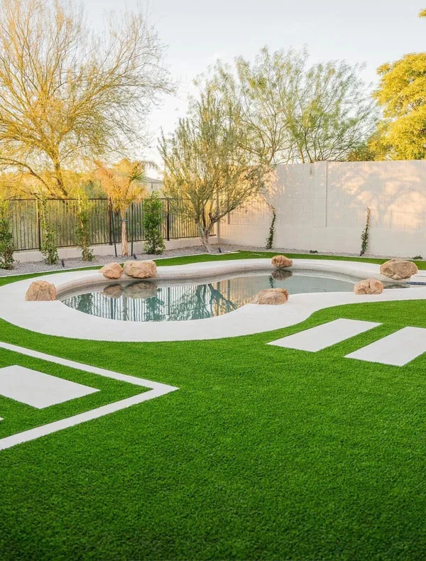Artificial turf installation